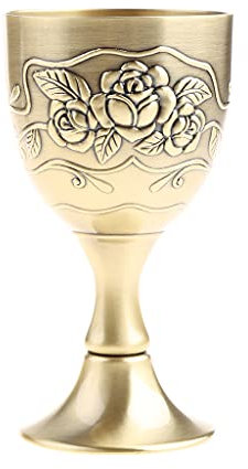 Copas de vino de aleación vintage, copas de cáliz, copas de vino tinto para fiestas, copas de vino para bebidas de boda