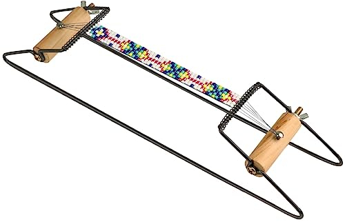 INNSPIRO Metallwebstuhl zum Stricken von Perlen, 30 x 7 cm.