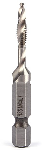 Hex Tap M4 HSS Drill Tap Bit 1/4 Hex Shank Drill Bits Screw Thread Metric Tap Drill