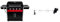 Char-Broil Gas2Coal 440 Hybrid Grill - 4 - Brenner Gas & Kohlegrill mit Seitenbrenner, Schwarz & 140 550 - Universaler Drehspieß für Performance Gasgrill Serie.