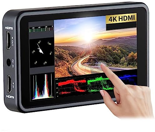 R5 Camera Monitor, 5 Camera Touch Screen, Dslr Live Monitor, Fhd 1920x1080 4k Hdmi-ingång Och -utgång Med 3d Lut Video Focus Assist