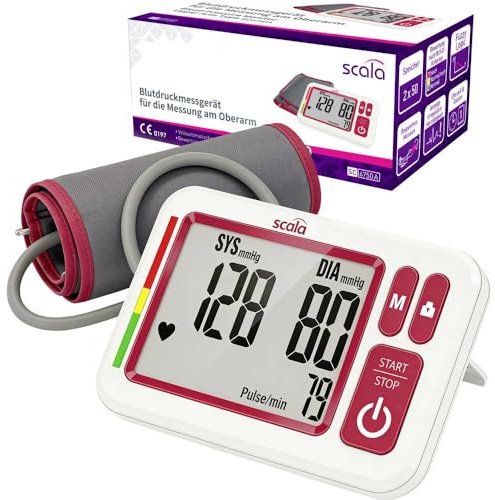 scala SC 6750A Tensiómetro de brazo, rojo
