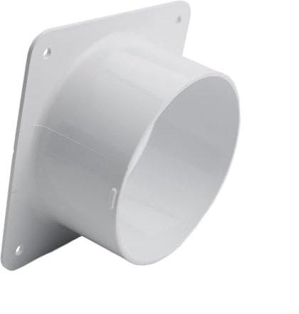 HEBEOT 100 mm / 150 mm / 200 mm / 250 mm / 300 mm Kanalverbinder Flansch für Innen- und Außenbereich Lüftungskanal Verbindungsflansch zum Heizen/Kühlen (100 mm)