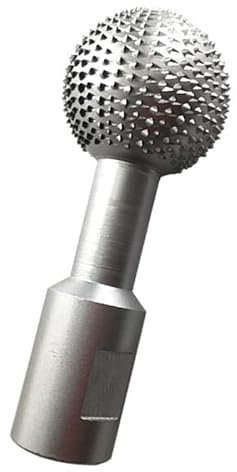 Fresa giratoria de esfera, adecuada para amoladoras angulares 115/125, cabezal de molienda de bola de acero al carbono, herramientas de tallado eléctrico, amoladora de madera para grabado de pulido