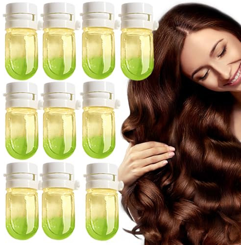 CGACCSD Lot de 10 huiles hydratantes pour cheveux bouclés et lisses - Liquide parfumé pour femmes et filles