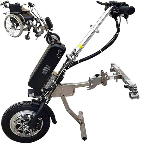 Silla de Ruedas eléctrica Adjunto handcycle Silla de Ruedas,Dispositivo TraccióN Para Silla De Ruedas (Manual→EléCtrico), TraccióN Delantera Para Handbike,Rango De Crucero: 70 Km, 3 Velocidade B