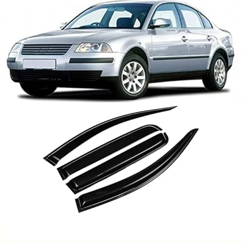 Juego de 4 Deflectores de Viento, Protector de Nieve para Lluvia Y Sol de Baja Acumulación de Calor para Reemplazo de Automóviles para VW Passat B5 Sedan 1997-2004 2005