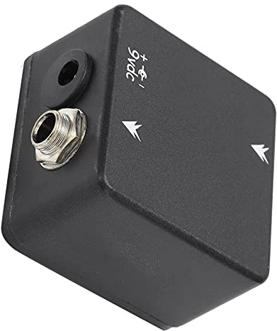 Effektpedaltillbehör, ren buffert hållbar svart bärbar gitarr effekt pedal att spela