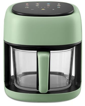 sunxueli Digital Air Fryer, 4.5L Air Fryer Oven with 8 Cooking Presets and Air Fryer Accessories for Fries, Steak, Fish, Shrimp, Chicken, Pastry, Roaster (Color:/657