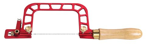 da taglio con telaio in acciaio, seghe da taglio di precisione in lega di alluminio, utensili manuali efficienti, autopulente con manico in legno per gli amanti della lavorazione del legno