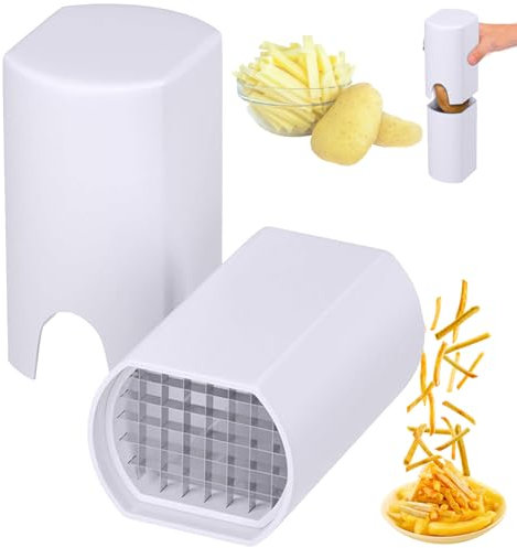 Potato Chipper, Chip Cutter, French Fry Vegetable Cutter, Vegetable Fruit Slicer,One Step Natural French Fry Cutter,Perfect Fries Potato Chips Cut,Home Kitchen Tools,for Vegetable & Fruit (1PCS)