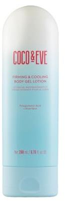 Coco & Eve Firming & Cooling Body Gel Lotion — Aftersun Care with Aloe Vera, Polyglutamic Acid for Sunburn Relief, Hydration & Skin Recovery. Soothing Moisturiser for Sun-irritated Skin. (200 ml)