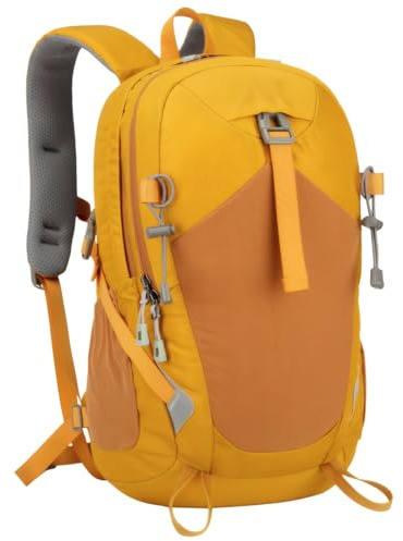 25 liter vattentålig vandringsryggsäck, lätt nylon dagväska för vandring, klättring och resor, mått: 10,6 x 16,1 x 15 cm