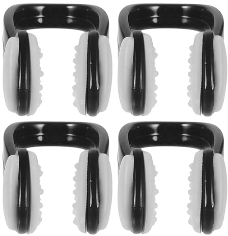 Mipcase Clip Nasali in Silicone per Nuoto 4 Pezzi Custodia, Tappi Nasali per Adulti, Protezione Nasale Antiscivolo per Piscina e Immersioni Sportive