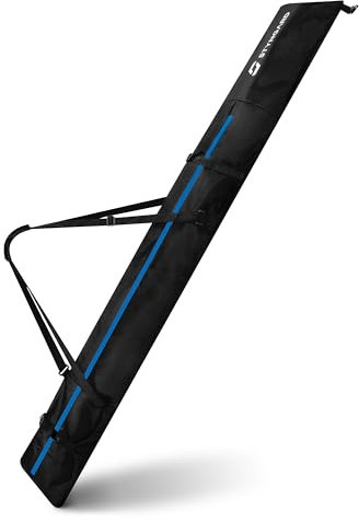STYNGARD Skitasche mit Rolltop [140 cm bis 200 cm] - Skisack aus robustem Material mit hochwertigen Reisverschlüssen - Ski Bag Modell Helsinki