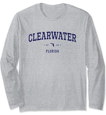 Clearwater Beach Vibes Sportlicher Jogger Wassersportbekleidung Langarmshirt