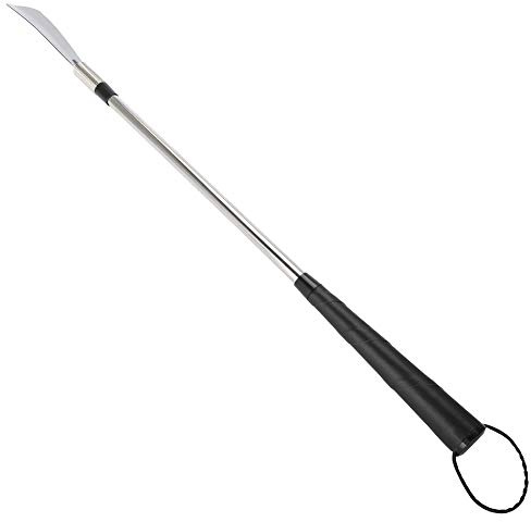 Bärbart Långa Skohorn i Rostfritt Stål Fjäderhandtag för Lätt Att Bära Skor Av äldre Människor