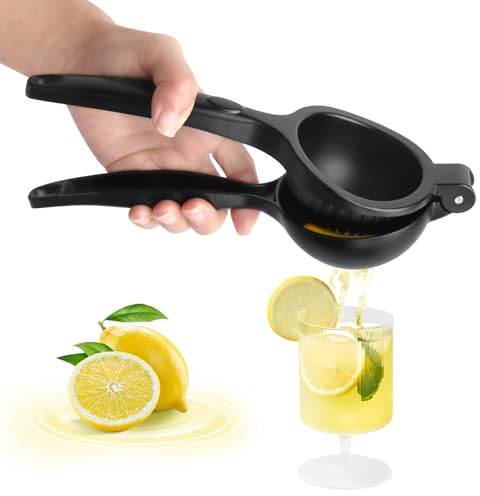 VFANDV Spremiagrumi Manuale, Spremiagrumi Limone Manuale, Spremiagrumi Limone Lime Manuale in Acciaio Inox di Qualità Premium, Spremiagrumi Lime in Lega di Alluminio, Spremi Limone per Cucina, Bar
