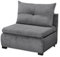 CHARLIE Bequemes Schlafsofa mit Bettkasten in Cord-Optik, Ash - Kompaktes Sofa mit Schlaffunktion - 103 x 75/90/92 x 83 cm (B/H/T)