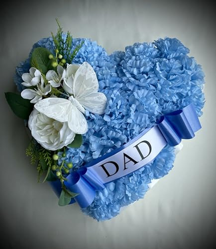 Artificial flower funeral grave Father's Day heart wreath