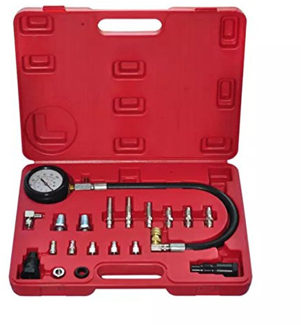 Kit de comprobación de compresión de motor diésel 20 piezas, Xichuzi Medidor Presión Neumáticos, Beta Herramienta, Comprobador, Comprobador Compresion Motor