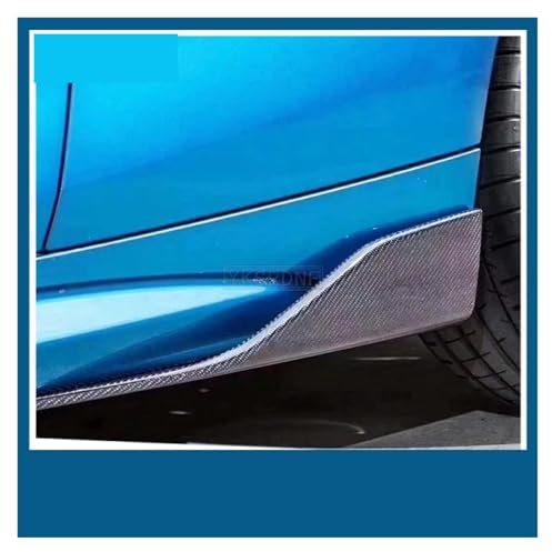 Faldones Laterales Para Coche, Compatible for BMW E60 M5 F10 G30 F22 F23 F87 M2 F32 F33 F36 F82 M4 E90 E92 F30 M3 Faldas laterales de fibra de carbono Alerón lateral de estilo deportivo(Unpainted Prim