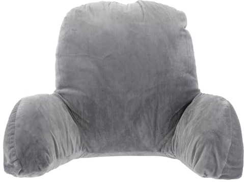 HEALLILY Comfortable Office Backrest Pillow Lumbar Support Cushion for Desk Chair and Bed Seat Cushion with Washable Cover Ideal for Reading and Tv Lounging