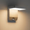 K-Bright LED Außenwandleuchte Aussenleuchte Außenlampe LED Wandleuchte Aussen für Balkon Garten 3000K 1540LM 20W IP65 Waterproof Dunkelgrau(Rechteck)…