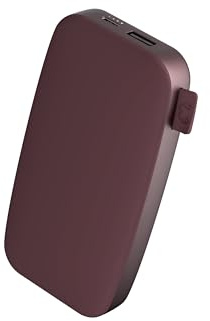 Fresh 'n Rebel Powerbank 12000mAh - USB-C in & Out - Schnelles Aufladen (Fast Charge 20W) - 6 Sicherheitsmerkmale - Tragbarer externer Akku für iPhone und Android (Deep Mauve)