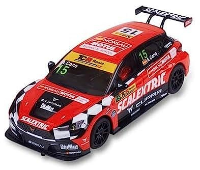 Scalextric - Coche de Carreras Advance - Coche Slot Escala 1:32 (Cupra León Competición – Monlau)