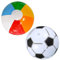 2 Stück Wasserball,Wasserball Aufblasbar,Aufblasbarer Ball,für Kinder Pool Spielzeug,Wasser Klein Baby Wasserbälle,Beach Strand Beachball,Groß Fussball Strand Bälle Kleiner,Pool-Spielzeug (30cm)