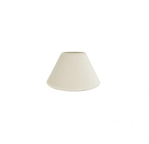 Abat-jour E27 conique fermé 20 x 10 x 13 cm beige - Idéal pour les lampes de table et la décoration intérieure.