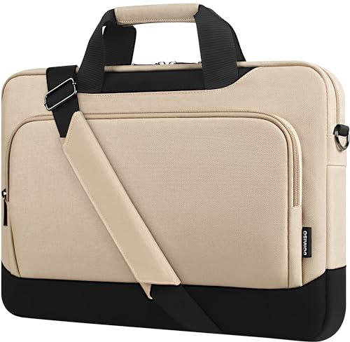 DOMISO Borsa per laptop da 15-15,6 pollici Borsa da lavoro Cartella Borsa per computer Compatibile con Lenovo 15,6 Ideapad 330/16 MacBook Pro/HP EliteBook 850 G3/Envy x360 15/Latitude 3580/Acer