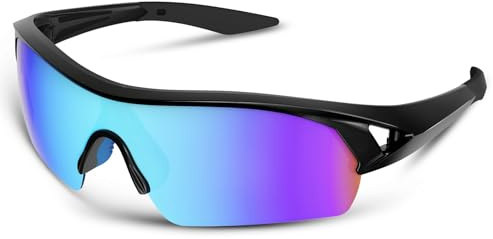 BEACOOL Gafas de sol deportivas hombres mujeres gafas de ciclismo gafas de ciclismo para ciclismo MTB pesca lentes transparentes de policarbonato con protección UV400