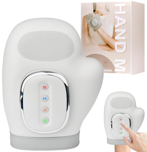 Hand Massager,Cordless Portable Wrist Massager with AirBag Heat Compression