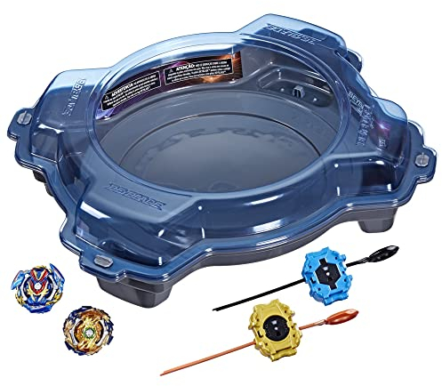 BEY BLADE Beyblade Burst Pro Series Evo Elite Champions Pro Set – Battle Spielset mit Beystadium-Arena, 2 Kreiseln und 2 Startern