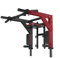 HAKENO Multifunktionelle Klimmzugstange für die Wandmontage Dip Station 2 in1 Pull Up Bar Wand Belastbarkeit bis 500kg