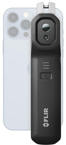 FLIR EDGE - Termocamera wireless Bluetooth per smartphone, compatibile con tutti i dispositivi iOS e Android: ideale per ispezioni domestiche, HVAC, automotive, industria meccanica e altro ancora