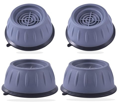 Waschmaschine Füße Pad Fuß Pad 4-teilige Universal Anti Vibration Waschmaschine Füße [Vibration Dämpfer]Anti Rutsch Gummi Fuß Pad Vibration Dämpfer Anti Rutsch Matte für Waschmaschinen und Trockner