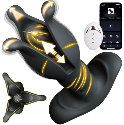 Analvibratoren für Männ Prostata Stimulation Männer Analplug für männer Vibrator Buttplug Sex Spielzeug Mit Shock Funktion Sex Spielzeug für die Manner Anal Vibrator Anal dildo Butterfly Vibrator