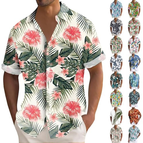 Chemise Noir Chemise Homme Manches Courtes Coton avec Poche Manche Courte Chemisette pour Africaine Gant Masculine Haut De Gamme Voile Plage 3 Rabats Été Or Hiver en Jean