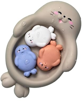 4 Jouets De Flottants Anti-moisissures - Ensemble De , Animaux Éducatifs, Activité D'éveil Sécurisée, Ensemble De Jeu d'eau Résistant | Accessoire De Fiable pour Les D'âge Présco