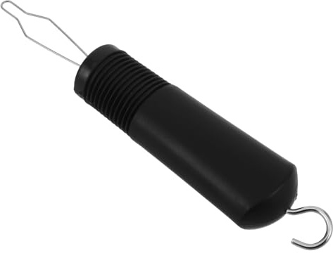 Healvian Crochet D’Assistance à la Traction pour Boutons et Fermetures Éclair, Outil D’Aide à L’Habillage pour Personnes Âgées et Handicapées, Portable Gris, Facilitant L’Ouverture Rapide,