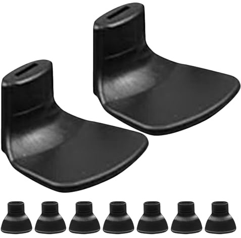 Parliky Boquilla de Flauta 9 Piezas para Principiantes, Accesorio de Entrenamiento de Viento Pegatinas de Instalación, Soplador de Aire para Instrumento Musical, Suministro para