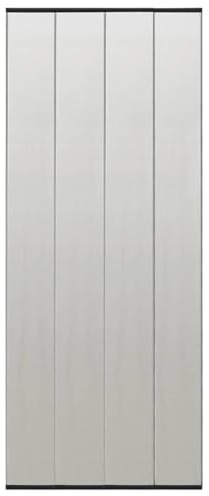 Genérico mosquitera puerta de malla negra 100 x 220 cm, poliéster, cortina antiinsectos con peso inferior para mantenimiento estable, bloqueo de moscas avispas abejas, mosquitos sin productos