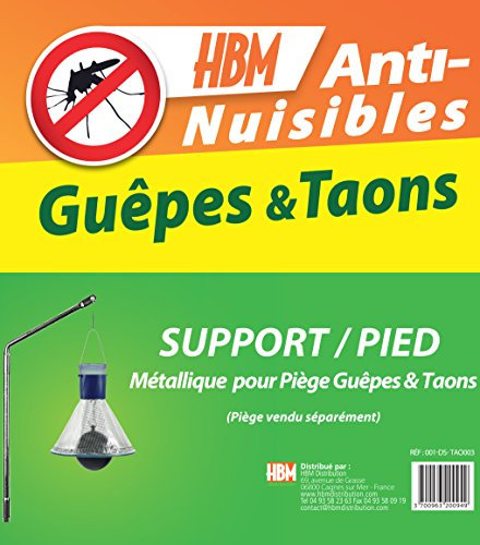 Support Acier / Pied pour Piège Guêpes & Taons