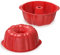 SILIVO Molde Hondo Savarin Silicona, Molde Bizcocho Savarin 17,5cm, Antiadherentes Moldes Silicona Reposteria Redondo Para Elaborar Dulces Savarín Tipo, Tarta De Queso, Tarta Arcoiris