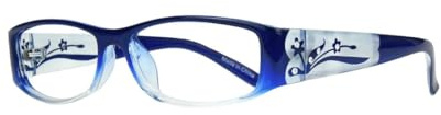 EYEBOGO Kaylee Strass Lesebrille für Damen, Damen Lesebrille, Frauen Lesebrillen (Blau, 1.50)