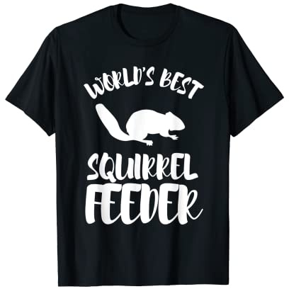 Squirrel Feeder Bird Watching Wildlife Scout T-Shirt