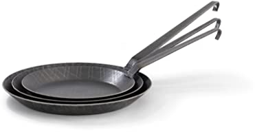 Origin Outdoors Padella in ferro battuto, diametro 24 cm